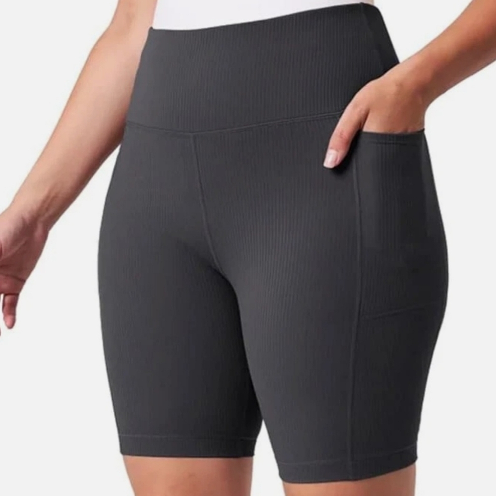 Mondetta Women's Active Ribbed Bike Short